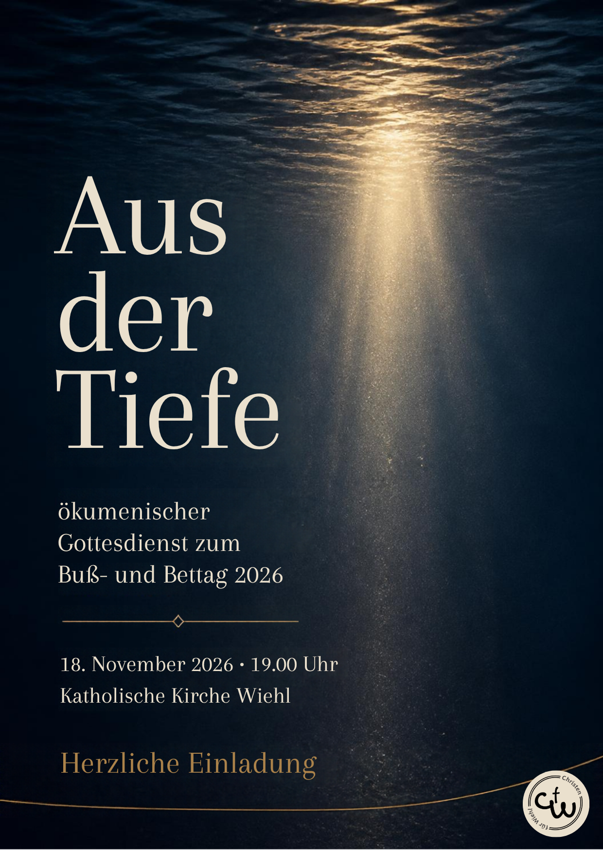 Einladung Buß und Bettag 2026