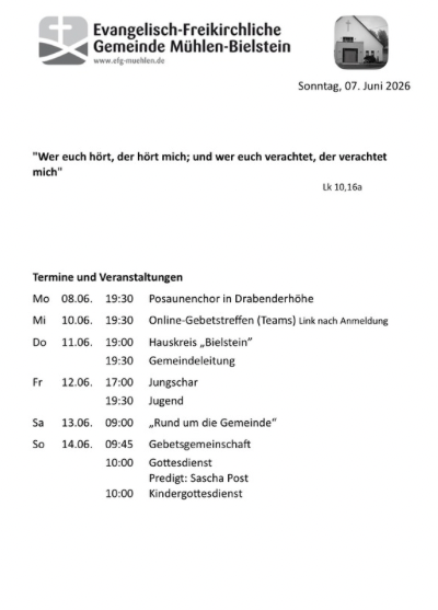 Wochenzettel KW2122