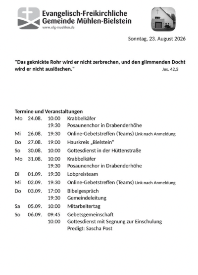 Wochenzettel KW2122