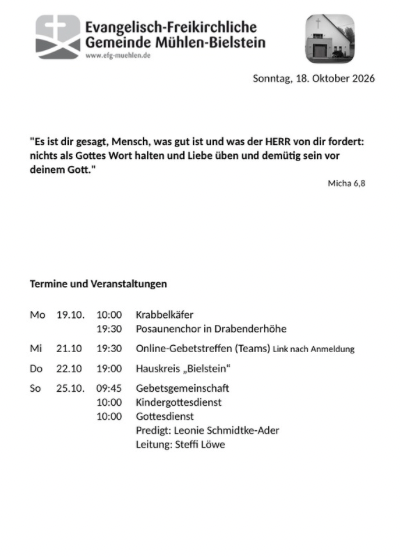 Wochenzettel KW2122
